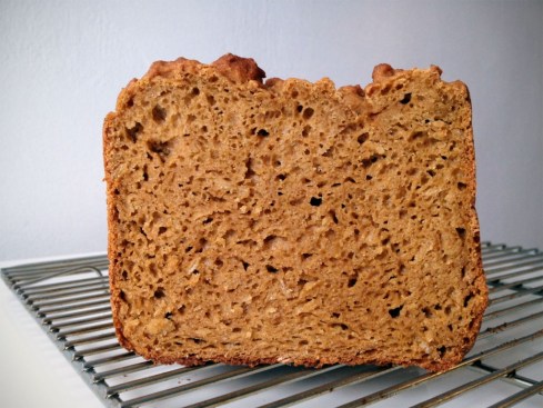 Real picture of gluten-free whole-grain bread...seriously.